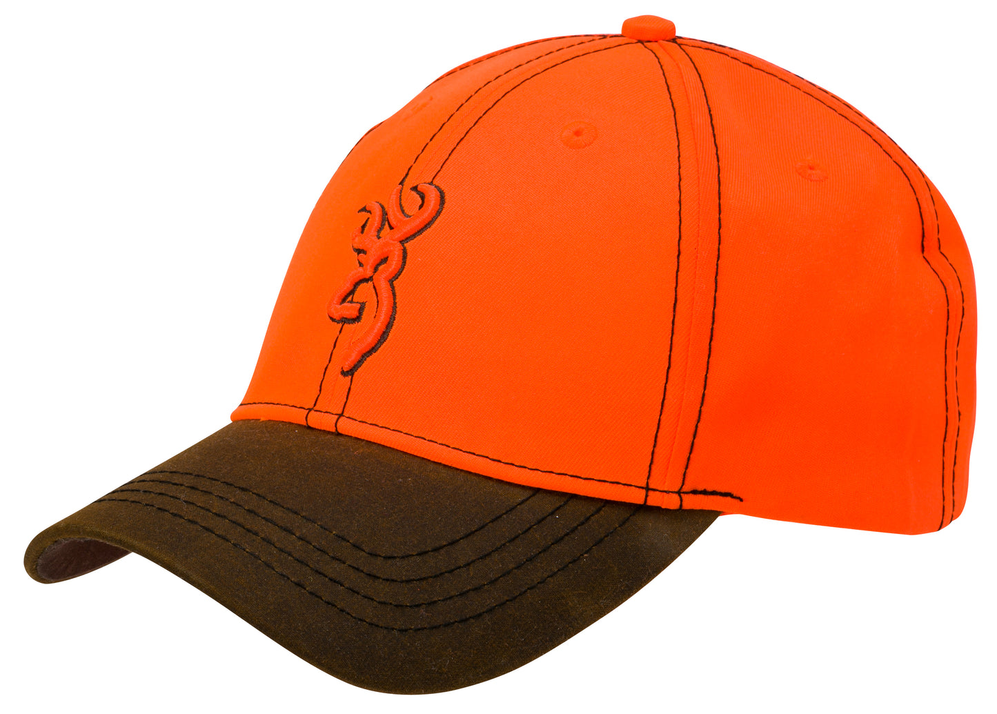 Browning 308855721 Cap Opening Day Brown Bill Blaze Orange Adj Hook