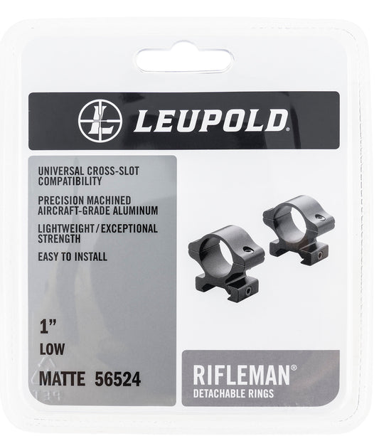 Leupold 56524 Rifleman Scope Rings 1" Detachable Low Rings Matte