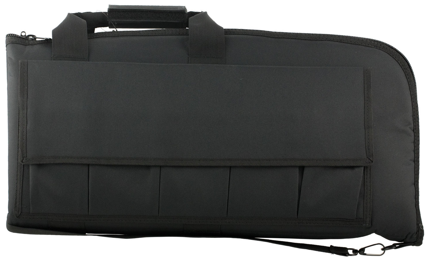 NcStar CV290746 VISM Rifle Case Black PVC Nylon With ID Holder, Foam Padding, Double Zippers & Mag Pouches 46" L X 13" H