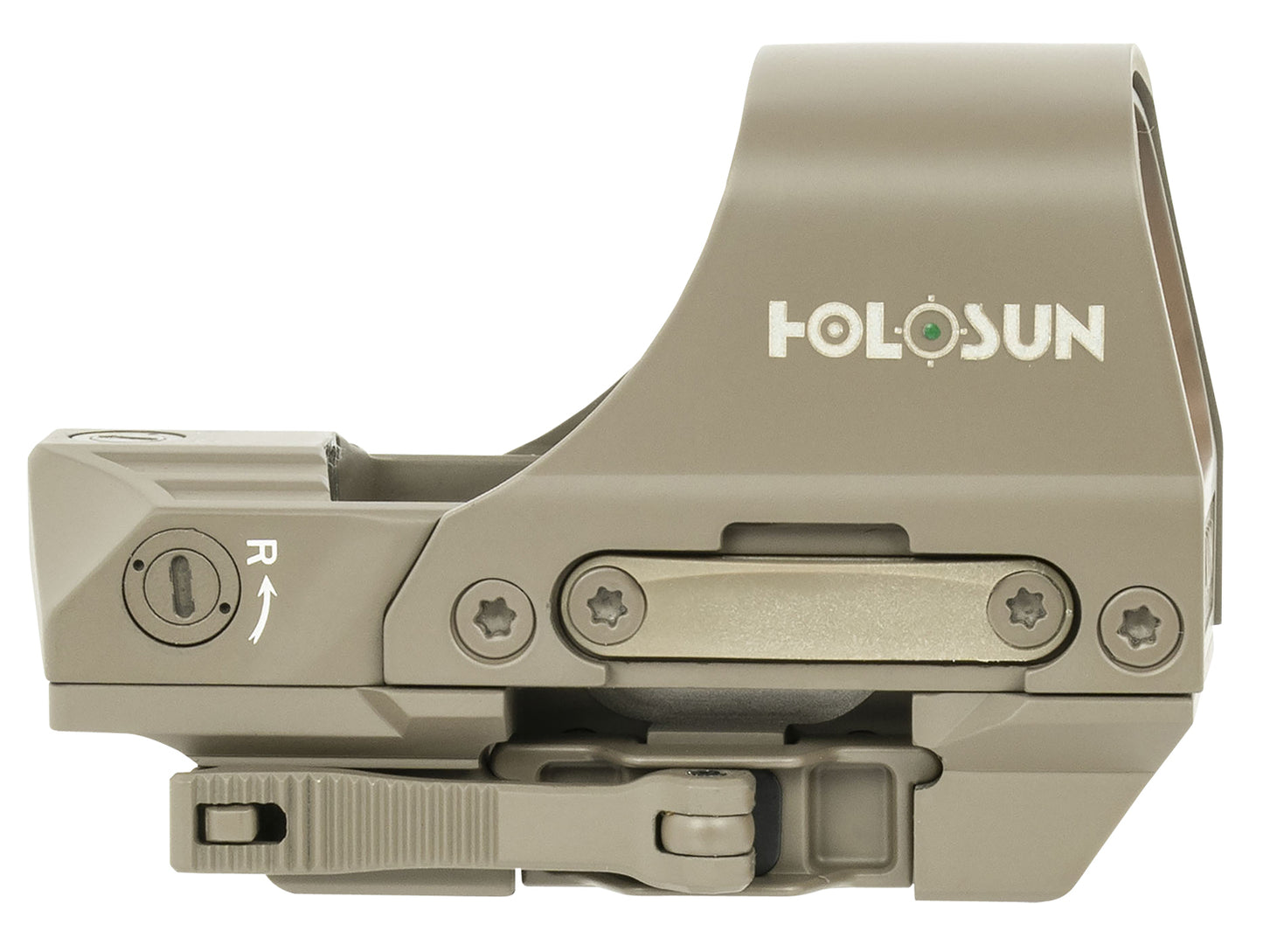 Holosun HS510CFDE HS510C-FDE Flat Dark Earth 0.91 X 1.26 2 MOA Red Dot/65 MOA Red Circle Multi Reticle