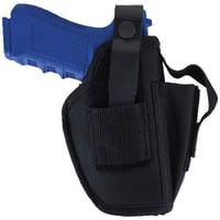 Allen 44501 Ambidextrous Belt Holster, Flap Closure, W/Mag Pouch