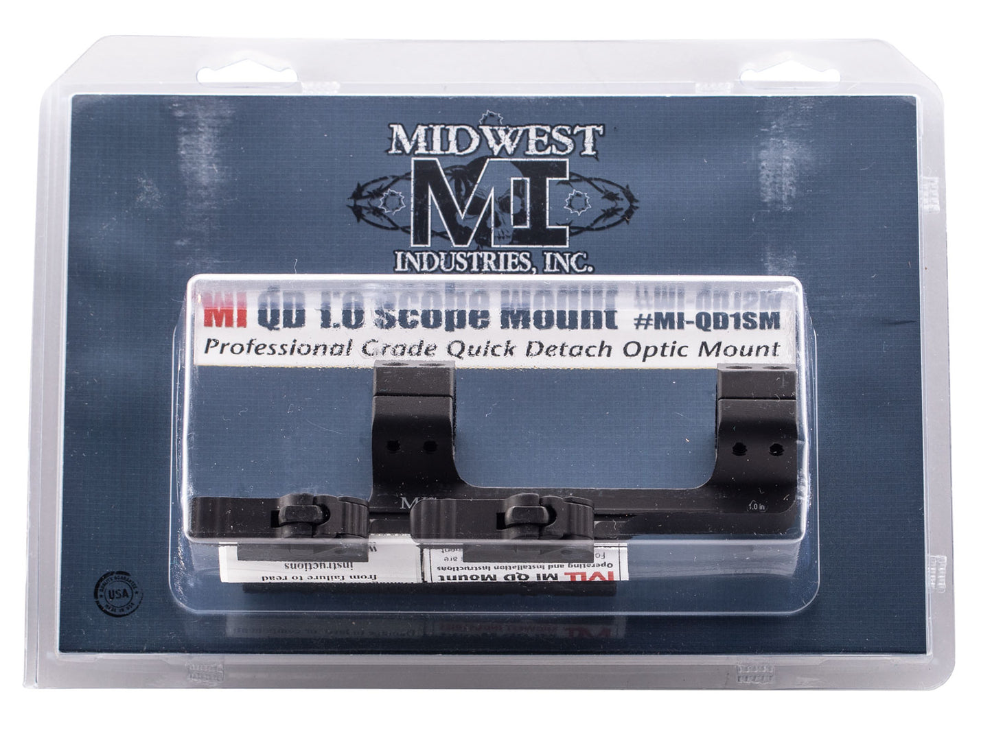 MIDWEST QD SCP MNT 1" W/ 1.5" OFFSET