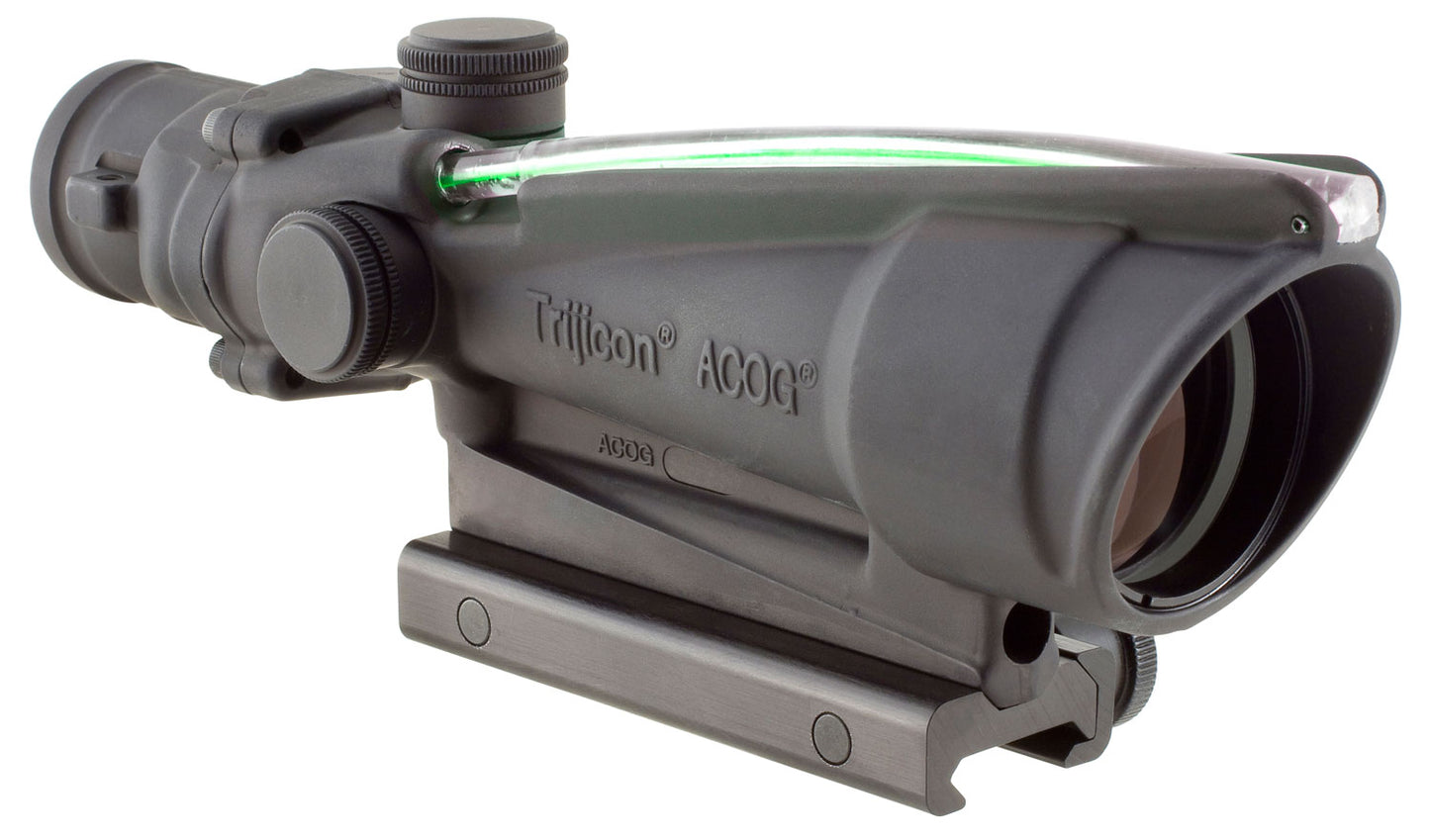 Trijicon 100416 ACOG Matte Black 3.5x35mm Illuminated Green Crosshair 300 Blk BDC Reticle