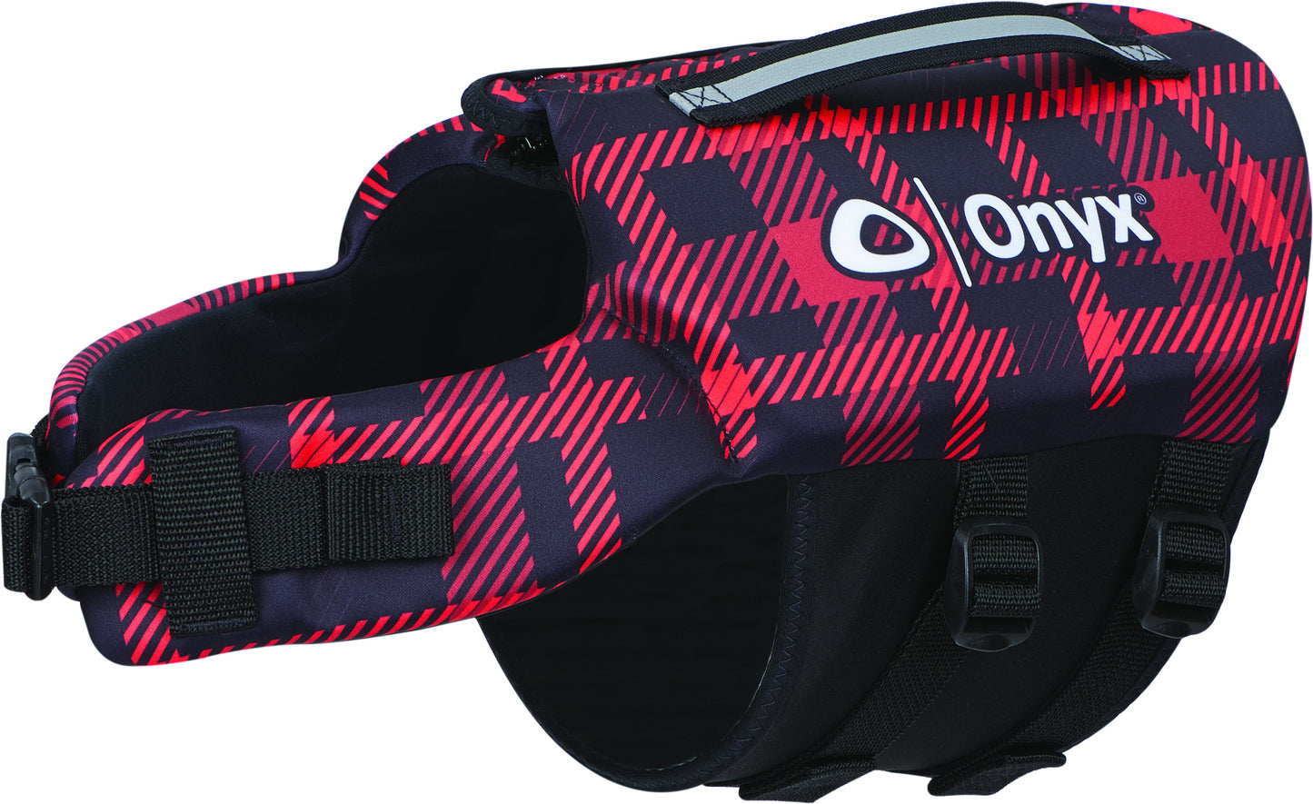 Onyx 157200-100-040-19 Neoprene Pet Vest Red Plaid Large