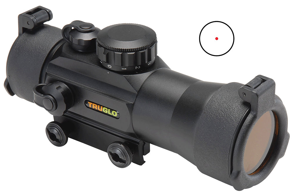 TruGlo TG8030B2 Traditional 2x 42mm 39mm Tube 2.5 MOA Red Dot Reticle For Shotguns/Handguns/Rifles/Muzzleloaders/Airguns/Crossbows