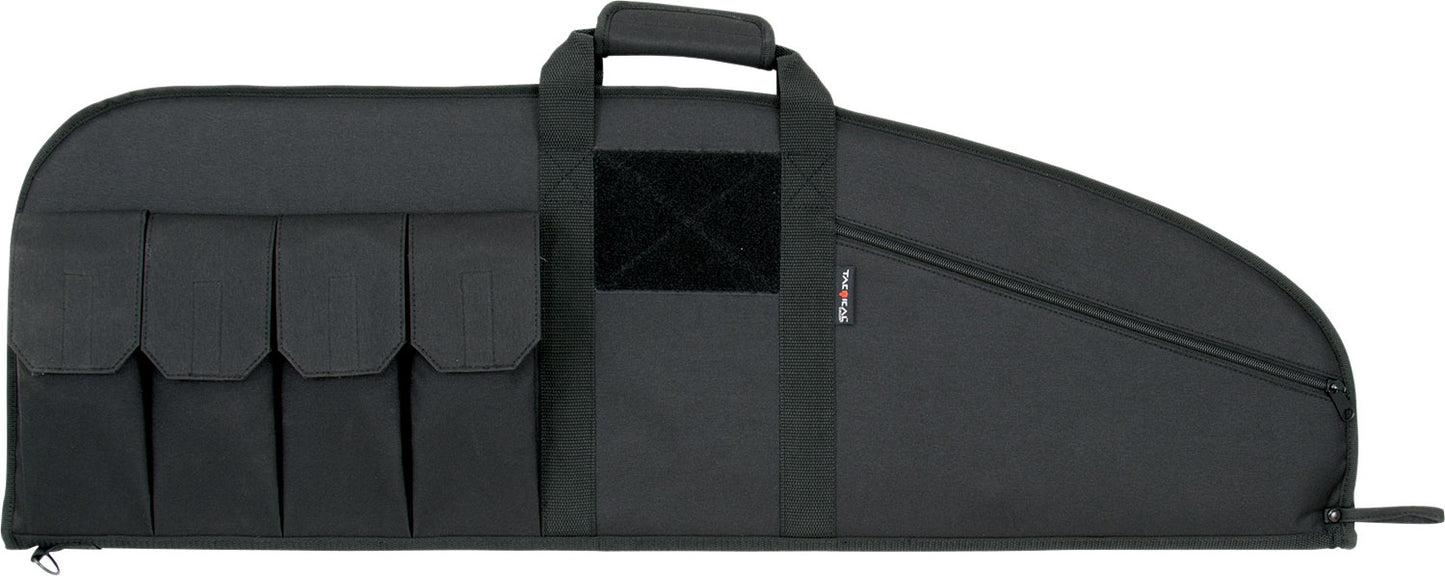 Tac Six 10632 Range Tactical Rifle Case Made Of Endura With Black Finish, Knit Lining & Lockable Zipper For Rifles 32" L