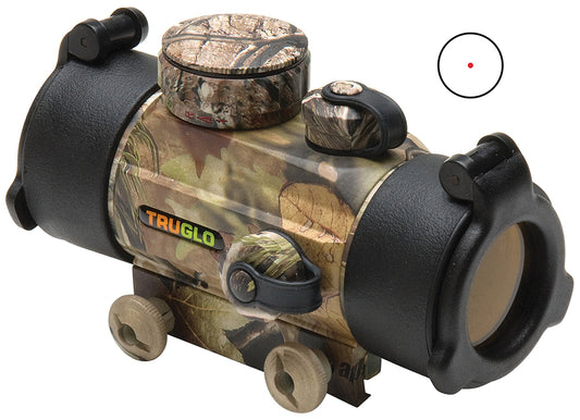 TruGlo TG8030A Traditional Realtree APG 1x 30mm 5 MOA Red Dot Reticle