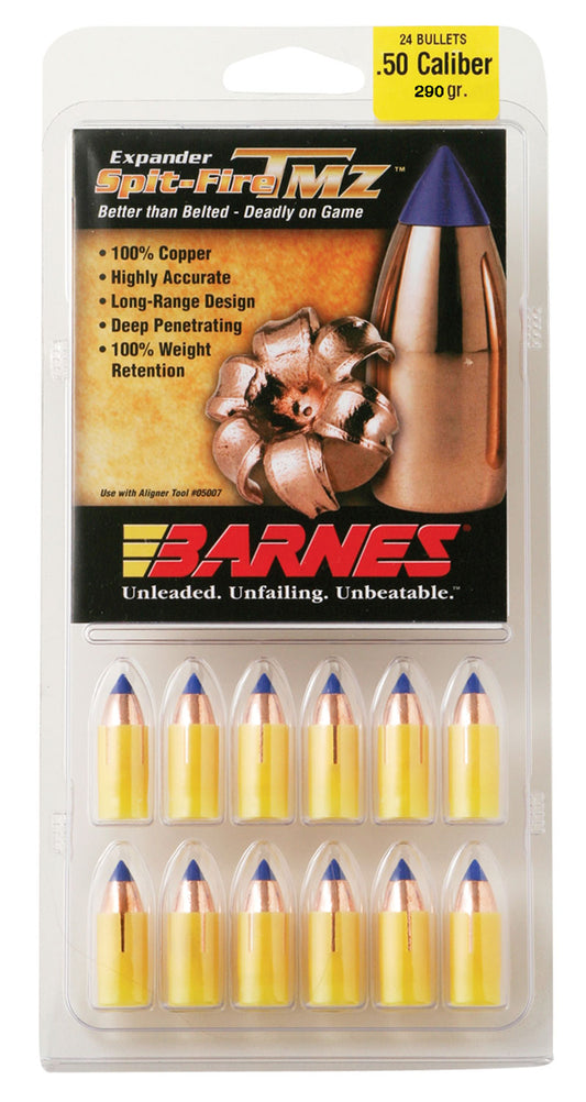 Barnes Bullets 30604 Spit-Fire TMZ Muzzleloader 50 Cal Spit Fire TMZ 290 Gr 24rd Box