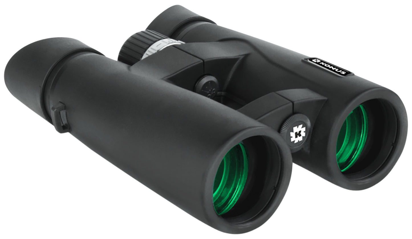 Konus 2270 8x42 Wide Angle, BAK-4 Prisms Reticle, Includes Removeable Glare Blocking Eyecups