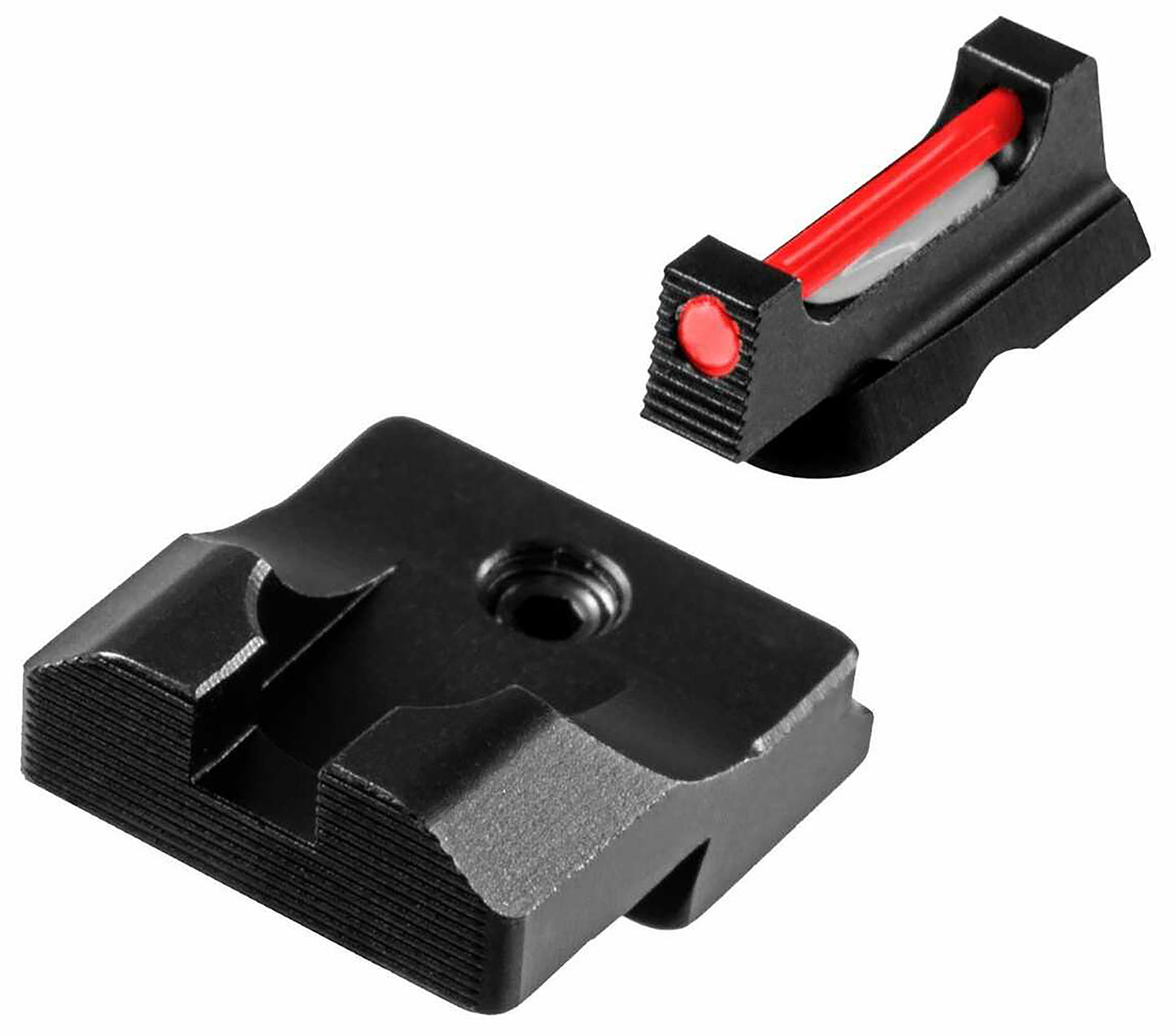 TruGlo TGTG132CZS Fiber-Optic Pro Black | Red Fiber Optic Front Sight