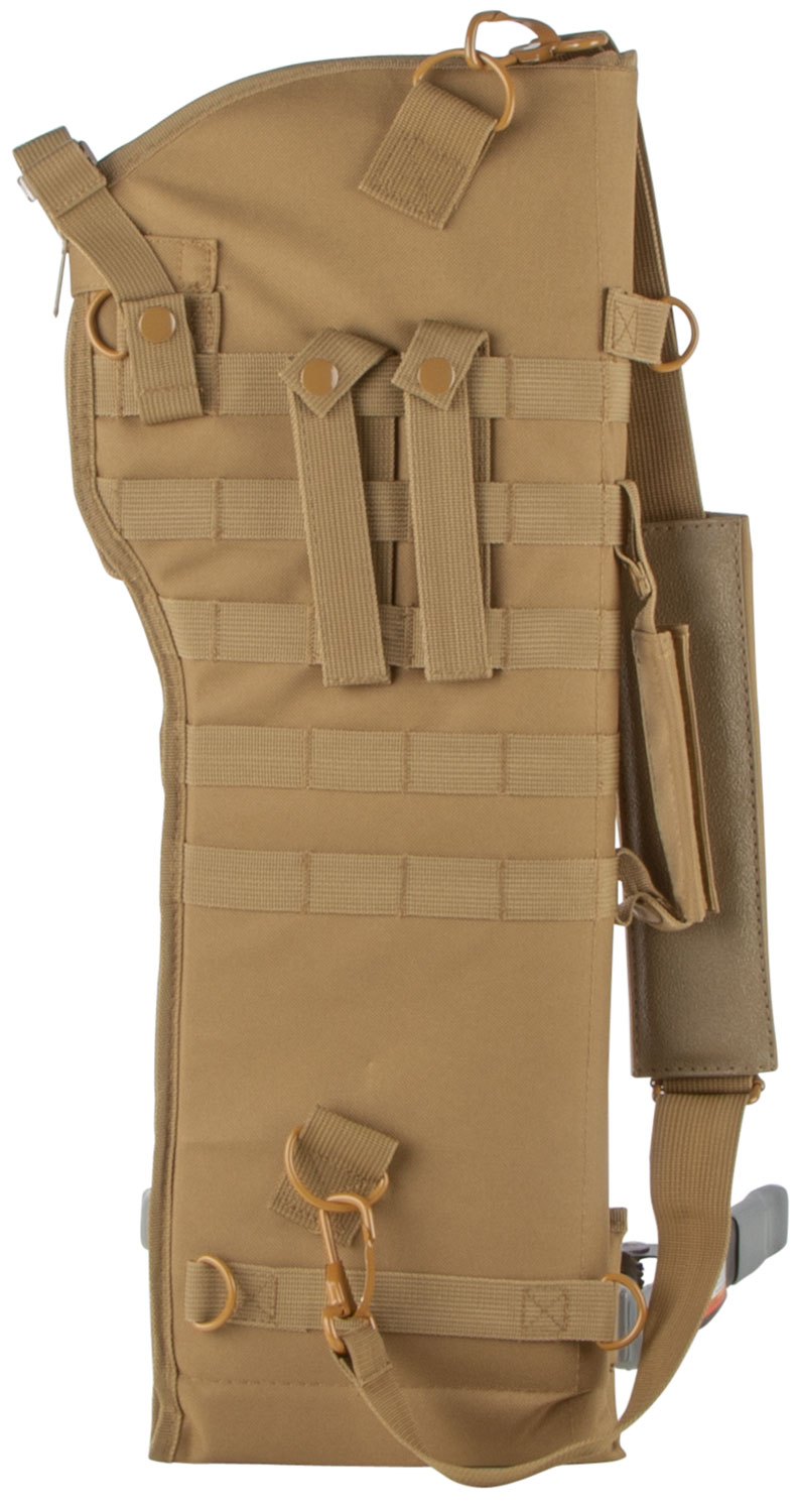 NcStar CVRSCB2919T VISM Scabbard With Tan Finish, MOLLE Webbing, D-Ring & Grommet For Drainage For Rifle/Carbine