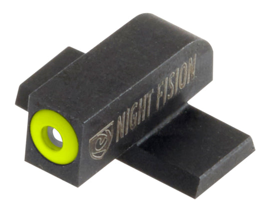 Night Fision SPR225001YGX Perfect Dot Tritium Night Sights For Springfield Black | Green Tritium Yellow Ring Front Sight