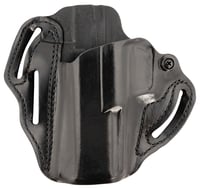 DeSantis Gunhide 002BB0XZ0 Speed Scabbard OWB Black Leather Belt Slide Fits 4.50" Barrel Left Hand