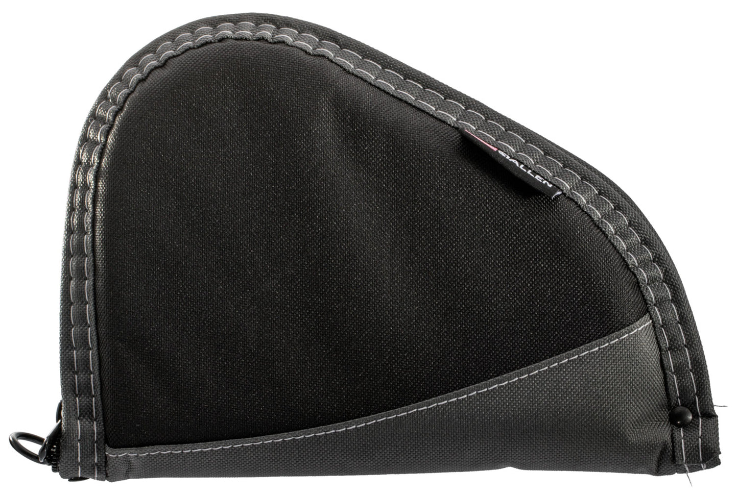 Allen 44411 Deluxe Handgun Case Black W/Gray Trim, Foam Padding, Non-Absorbent Lining & Lockable Zipper 11" L