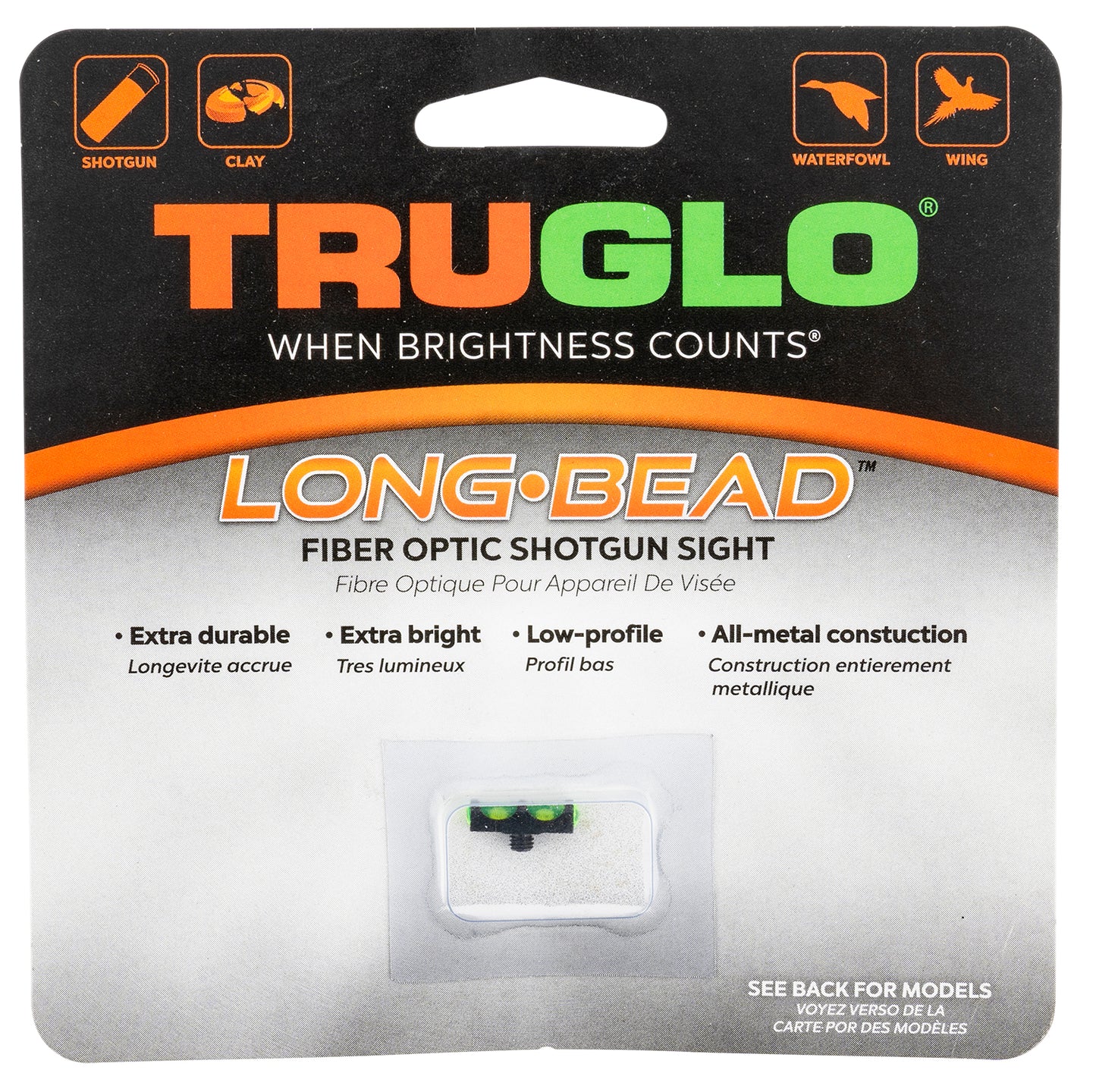 Truglo TG947EGM Long Bead Universal Shotgun Fiber Optic Green