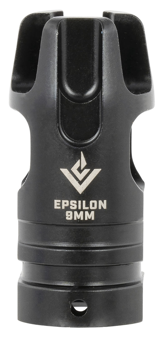 VG6 Precision EPSILON 9mm Luger 1/2"-28 Tpi 2.21" OAL, Black Stainless Steel