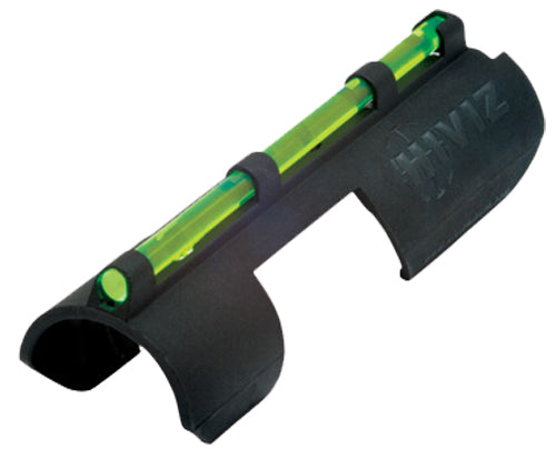 HiViz MPBTAC MPB-TAC Plain Barrel Snap-On Front Sight Black | Green/Red Fiber Optic