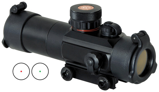 TRUGLO TG8030TB Dual Color Tactical Red Dot Sight, 30mm Tube, 1x 3 MOA