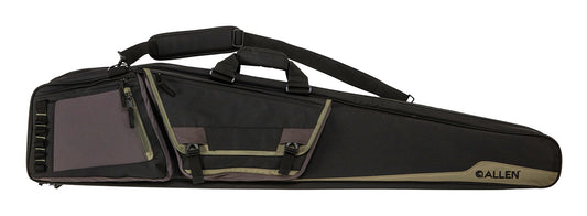 Allen 90650 Rocky Double Rifle Case 50" Black Endura W/Tan Trim, Daisy Chain Loops, Lockable Zippers, Adjustable/Removeable Padded Shoulder Strap Holds 2 Rifles