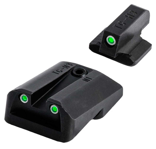 TruGlo TGTG231N2 Tritium Black | Green Tritium Front Sight Green Tritium Rear Sight