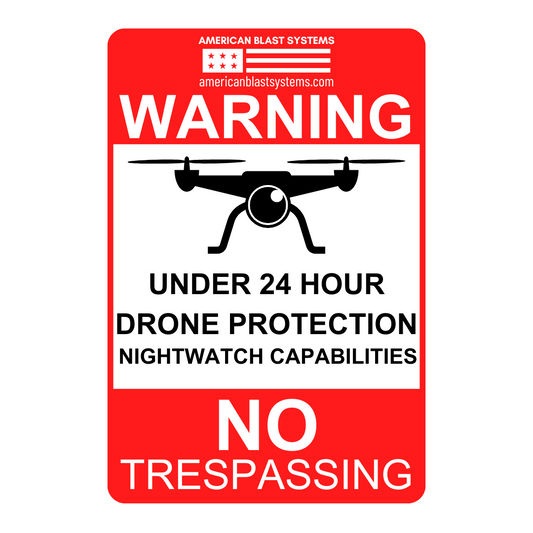 Drone Warning Sign