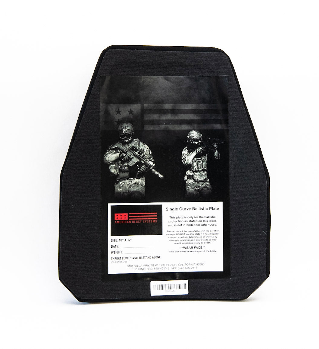 Level III Stand Alone Ballistic Plate- Sale $149