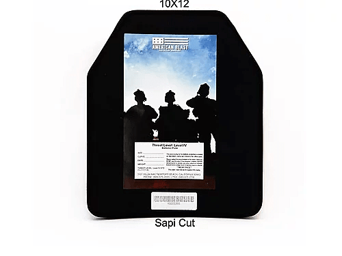 AP Rifle Ballistic Plate, NIJ Level IV Stand Alone 2.04 kg,1.16 cm thick